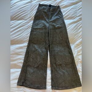 Disco Glittery Flare Pants